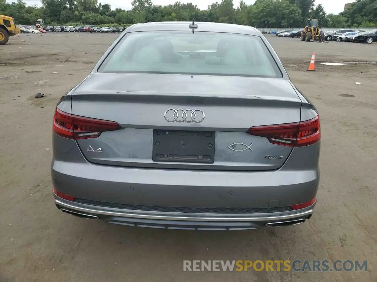 6 Photograph of a damaged car WAUENAF48KA047214 AUDI A4 2019