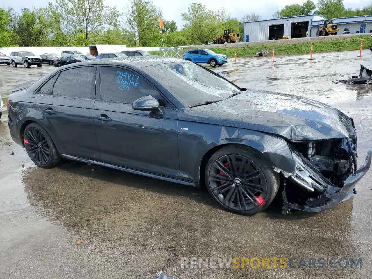 4 Photograph of a damaged car WAUENAF48KA052719 AUDI A4 2019