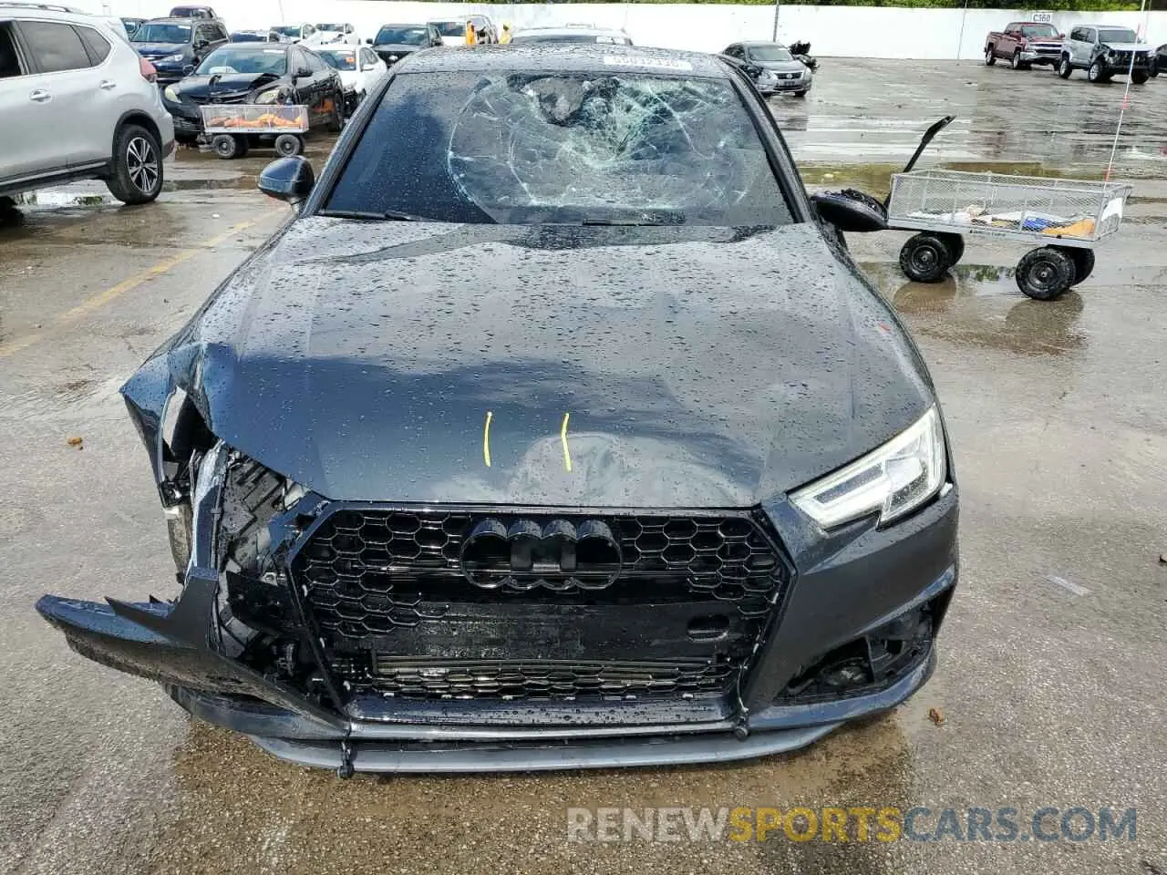 5 Photograph of a damaged car WAUENAF48KA052719 AUDI A4 2019