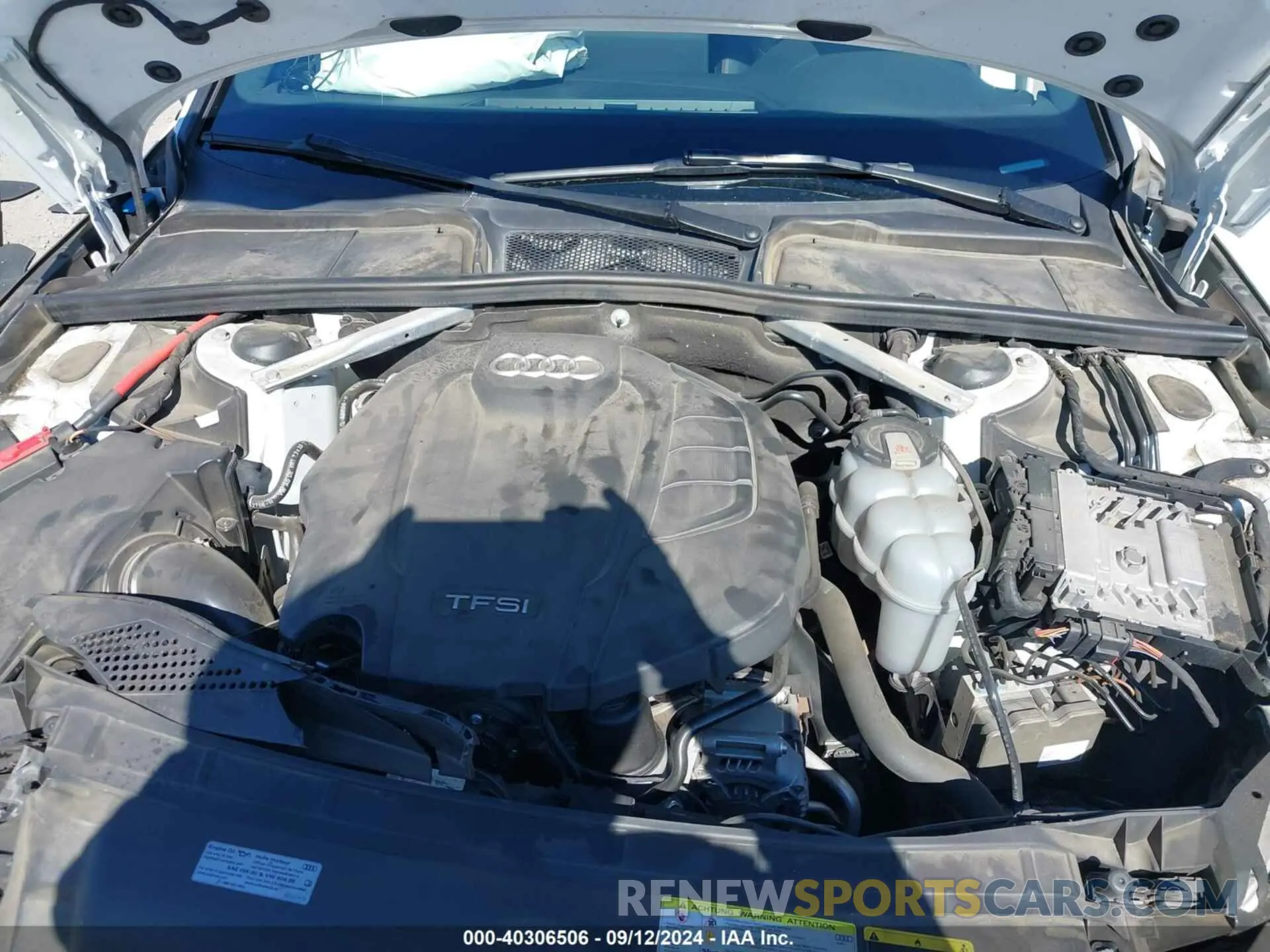 10 Photograph of a damaged car WAUENAF48KA069052 AUDI A4 2019