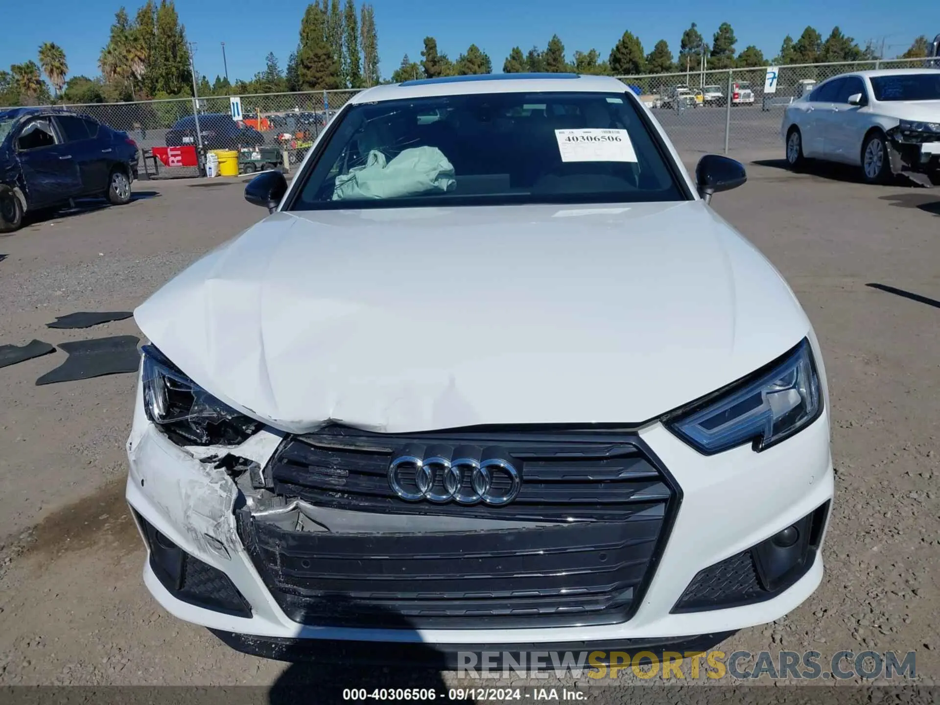 12 Photograph of a damaged car WAUENAF48KA069052 AUDI A4 2019