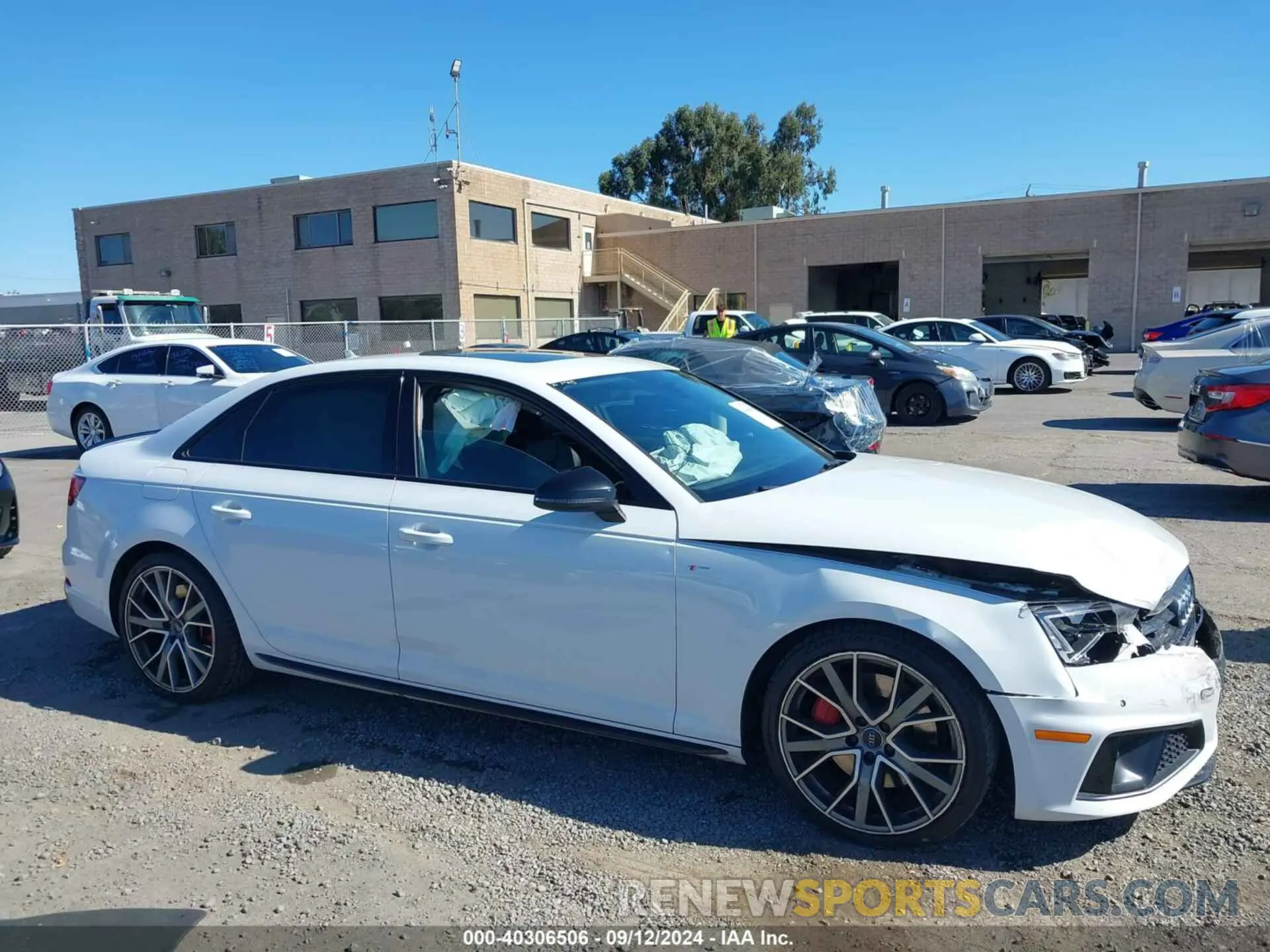 13 Photograph of a damaged car WAUENAF48KA069052 AUDI A4 2019