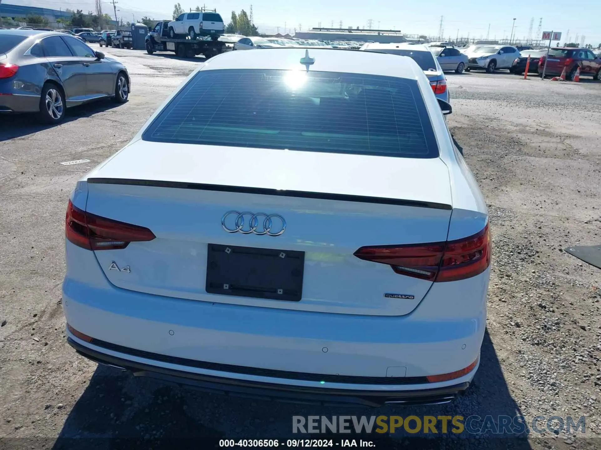 16 Photograph of a damaged car WAUENAF48KA069052 AUDI A4 2019