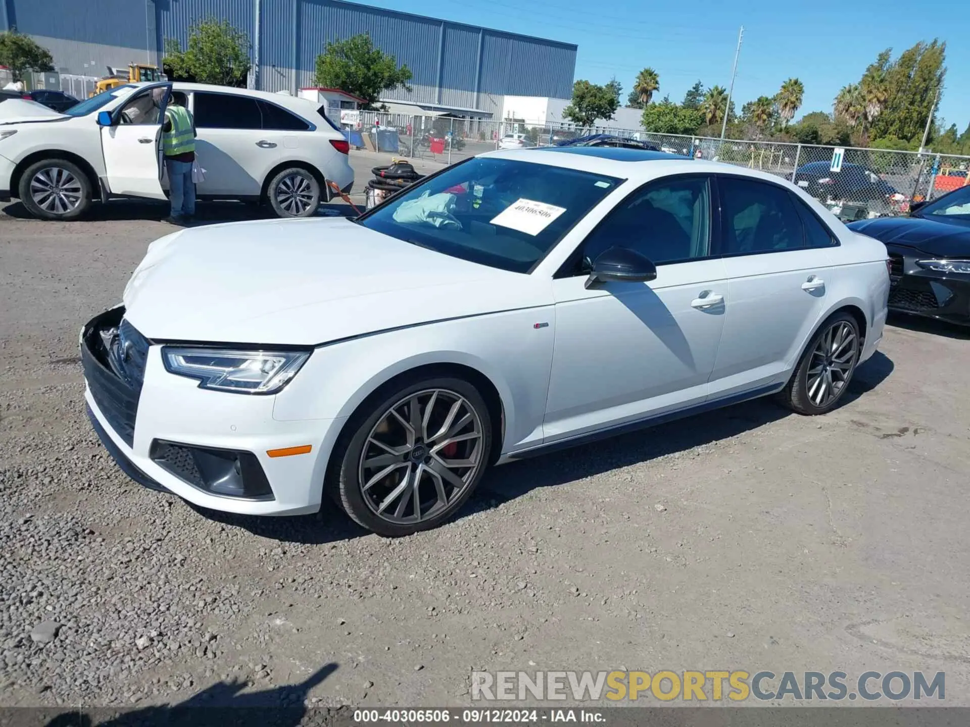 2 Photograph of a damaged car WAUENAF48KA069052 AUDI A4 2019