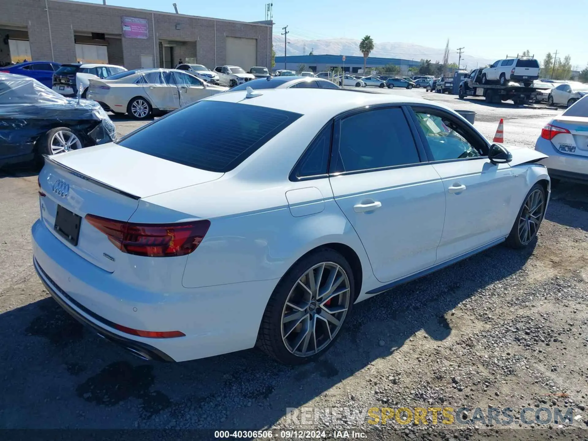 4 Photograph of a damaged car WAUENAF48KA069052 AUDI A4 2019