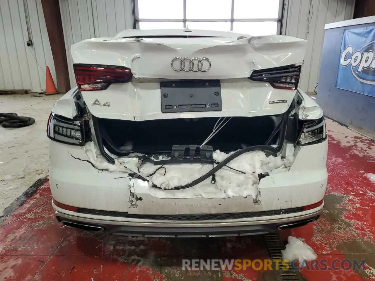 6 Photograph of a damaged car WAUENAF48KN005618 AUDI A4 2019