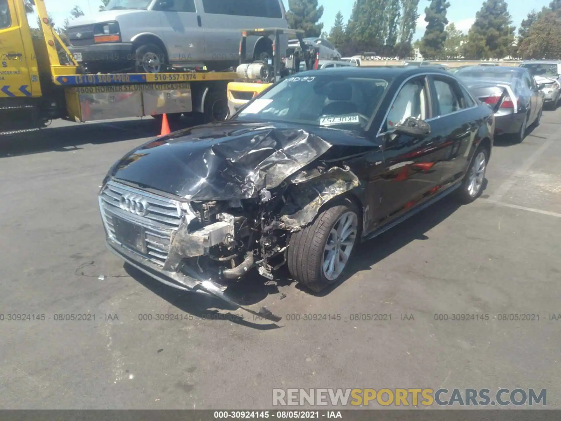 6 Photograph of a damaged car WAUENAF48KN014822 AUDI A4 2019