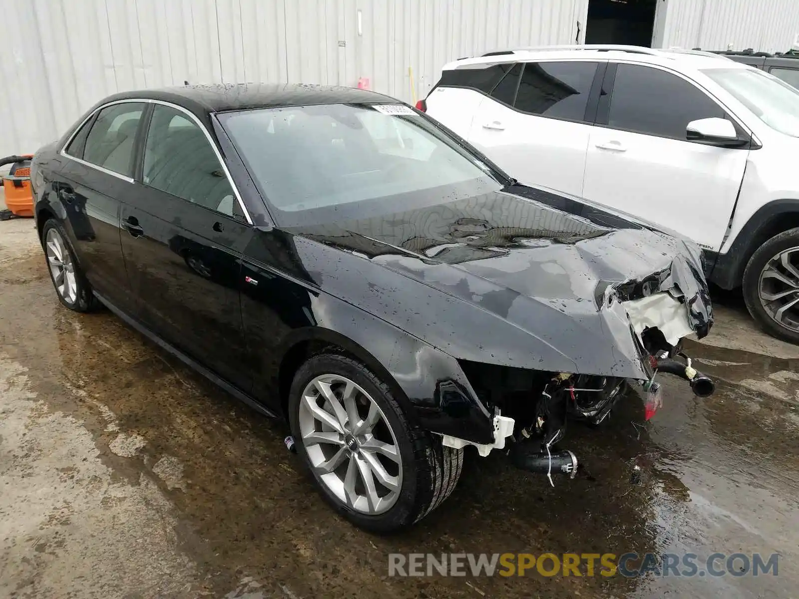 1 Photograph of a damaged car WAUENAF48KN018188 AUDI A4 2019