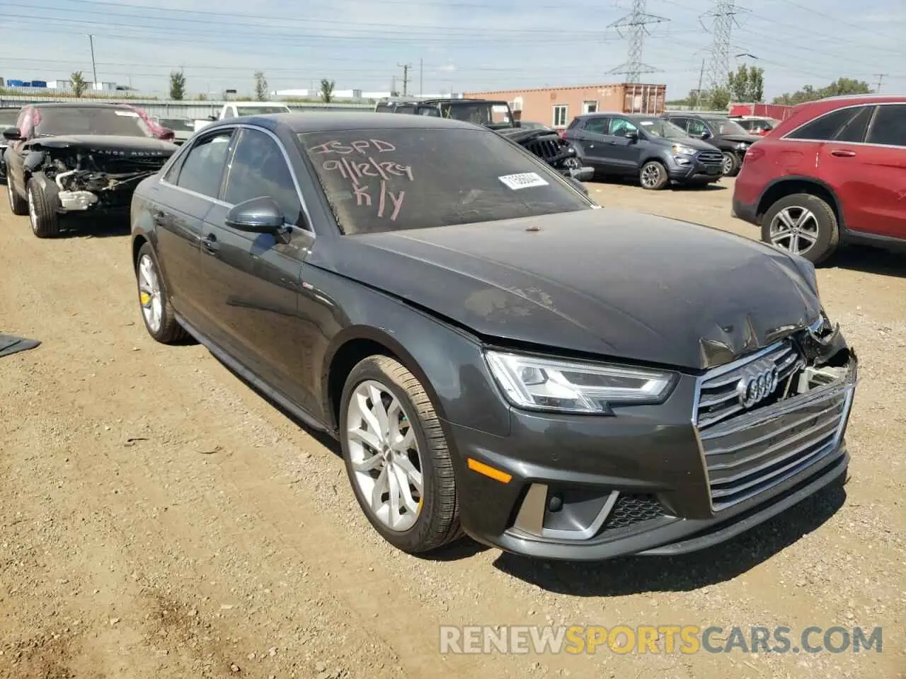 4 Photograph of a damaged car WAUENAF49KA007501 AUDI A4 2019