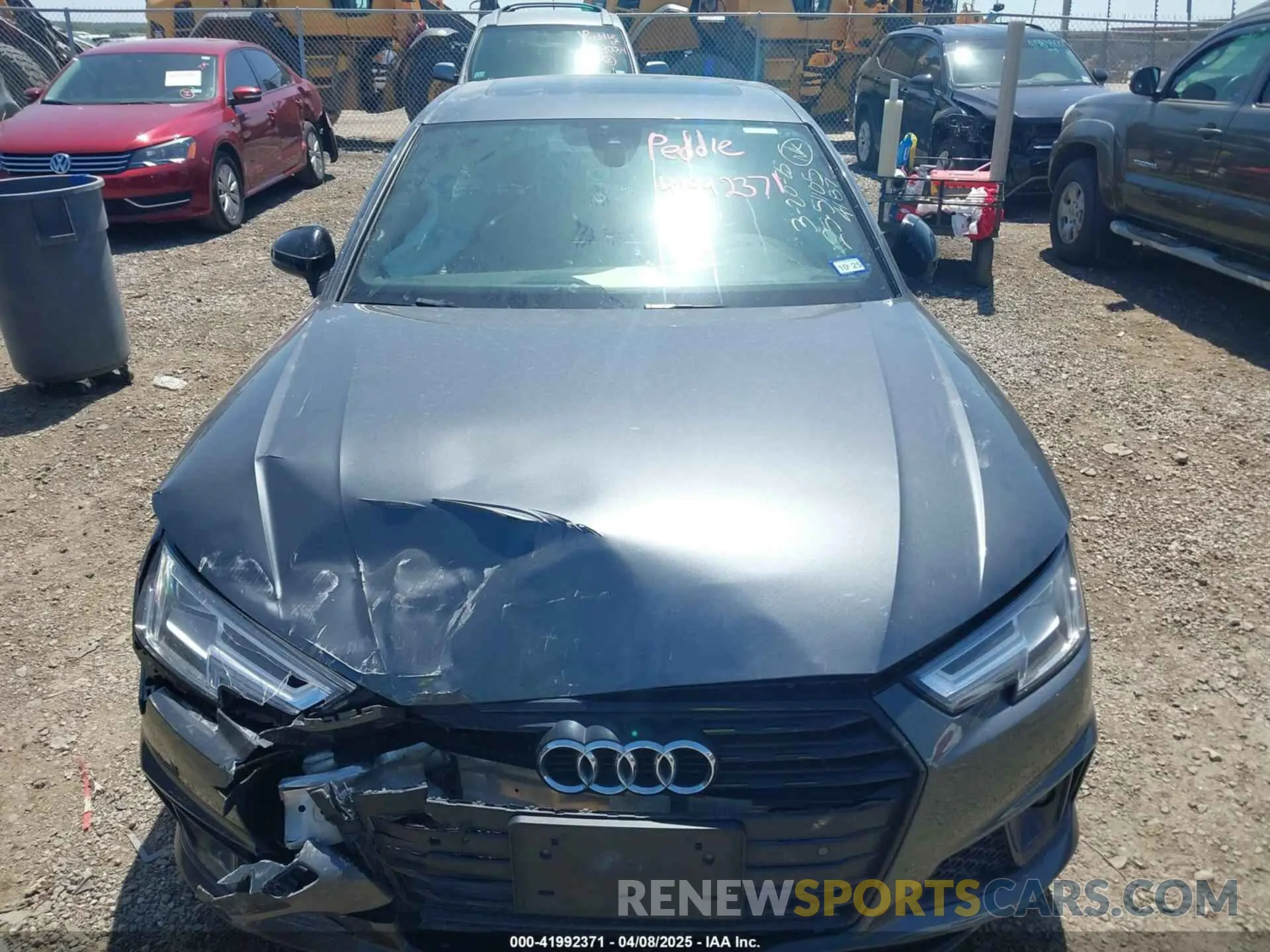 12 Photograph of a damaged car WAUENAF49KA014187 AUDI A4 2019