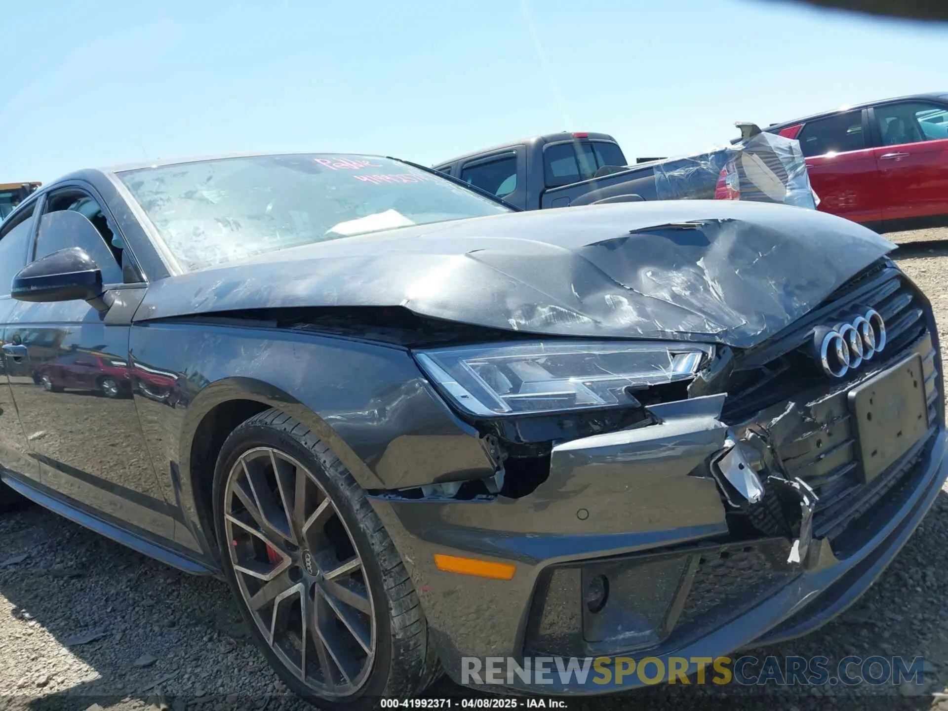 18 Photograph of a damaged car WAUENAF49KA014187 AUDI A4 2019