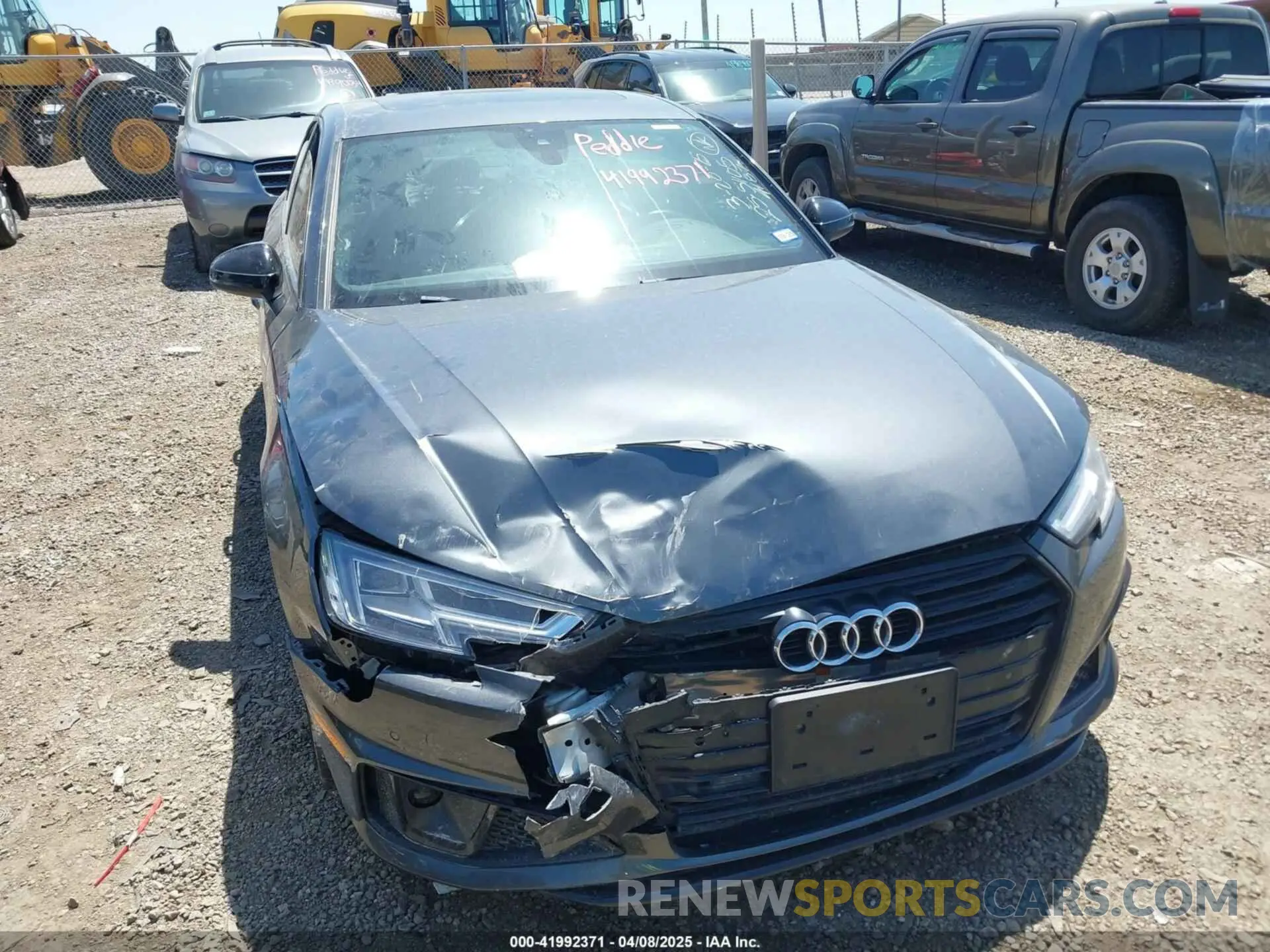 6 Photograph of a damaged car WAUENAF49KA014187 AUDI A4 2019
