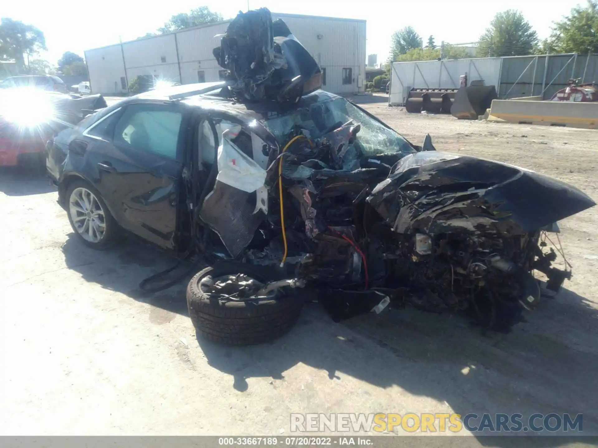 1 Photograph of a damaged car WAUENAF49KA035198 AUDI A4 2019