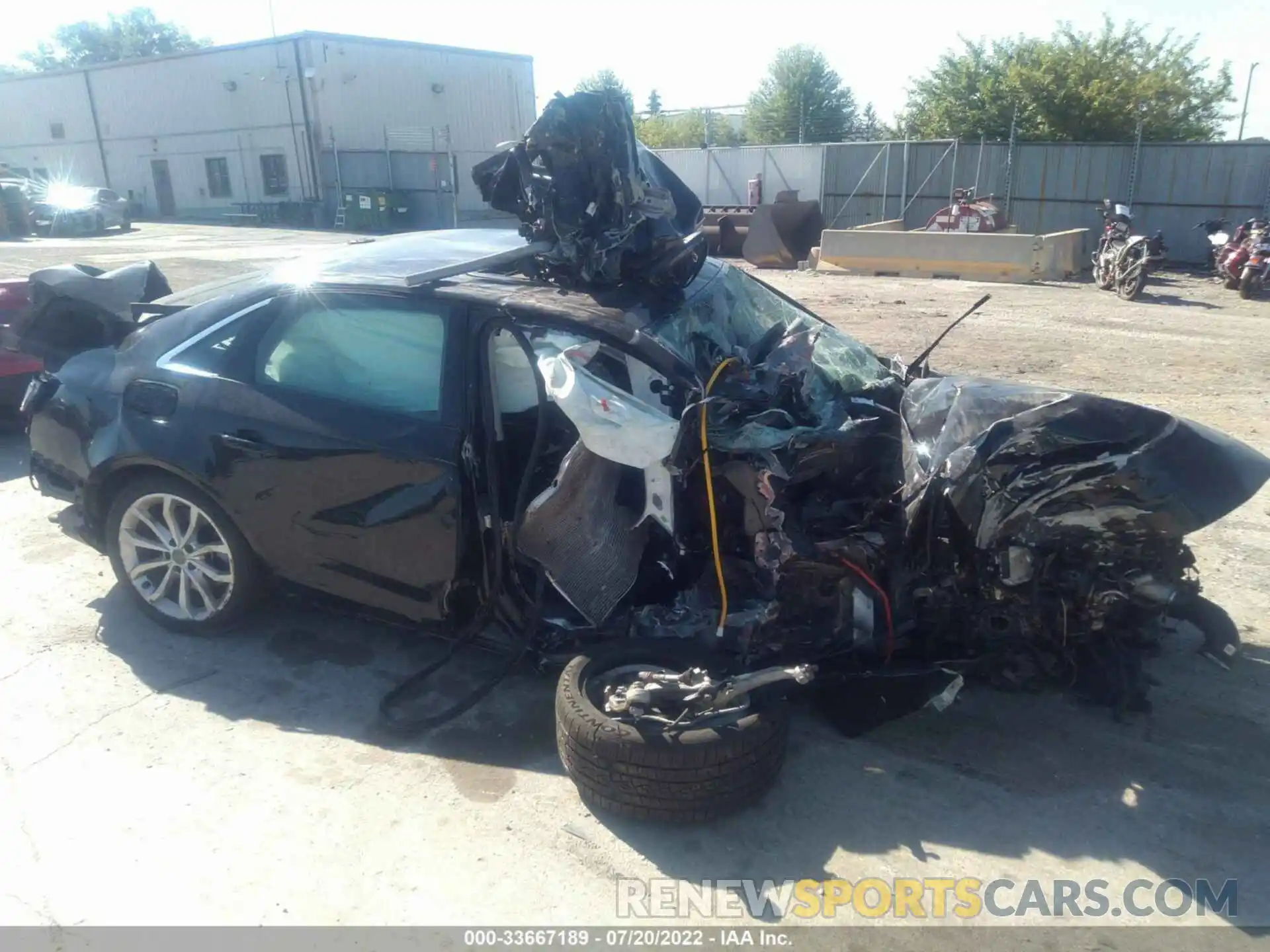 6 Photograph of a damaged car WAUENAF49KA035198 AUDI A4 2019