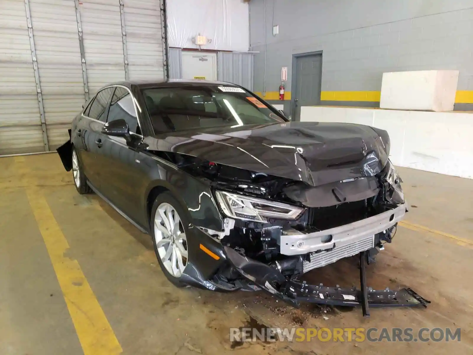 1 Photograph of a damaged car WAUENAF49KA044645 AUDI A4 2019