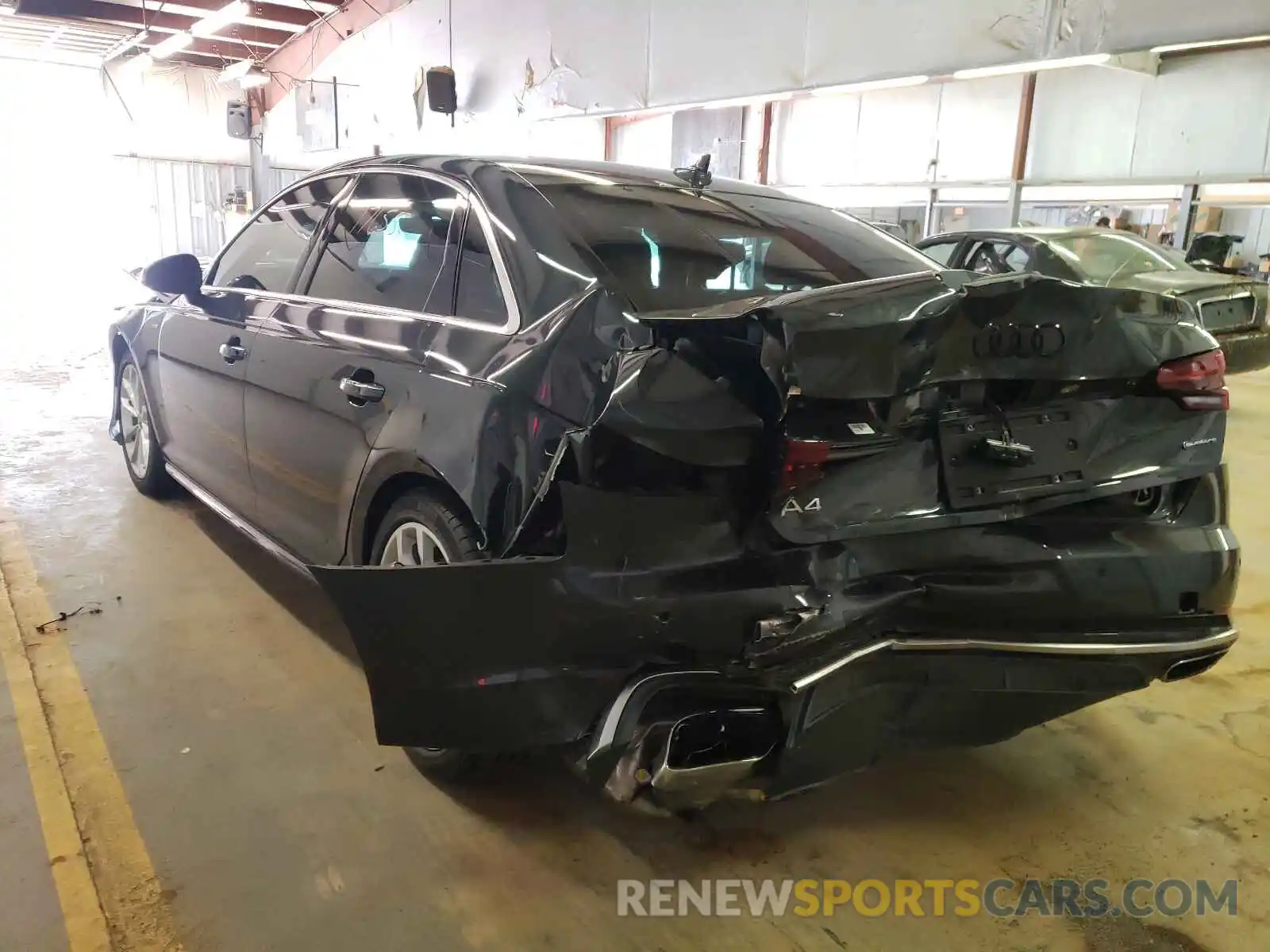 3 Photograph of a damaged car WAUENAF49KA044645 AUDI A4 2019