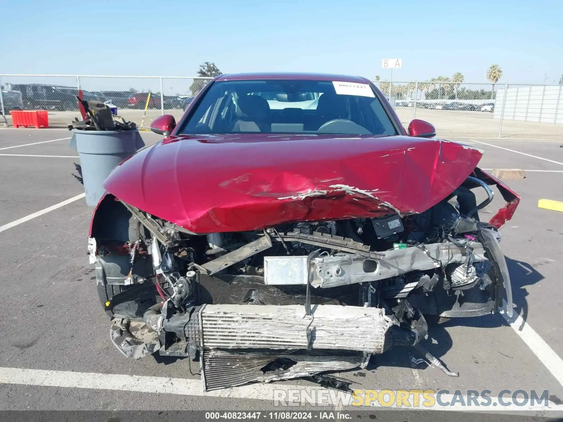 13 Photograph of a damaged car WAUENAF49KA050526 AUDI A4 2019