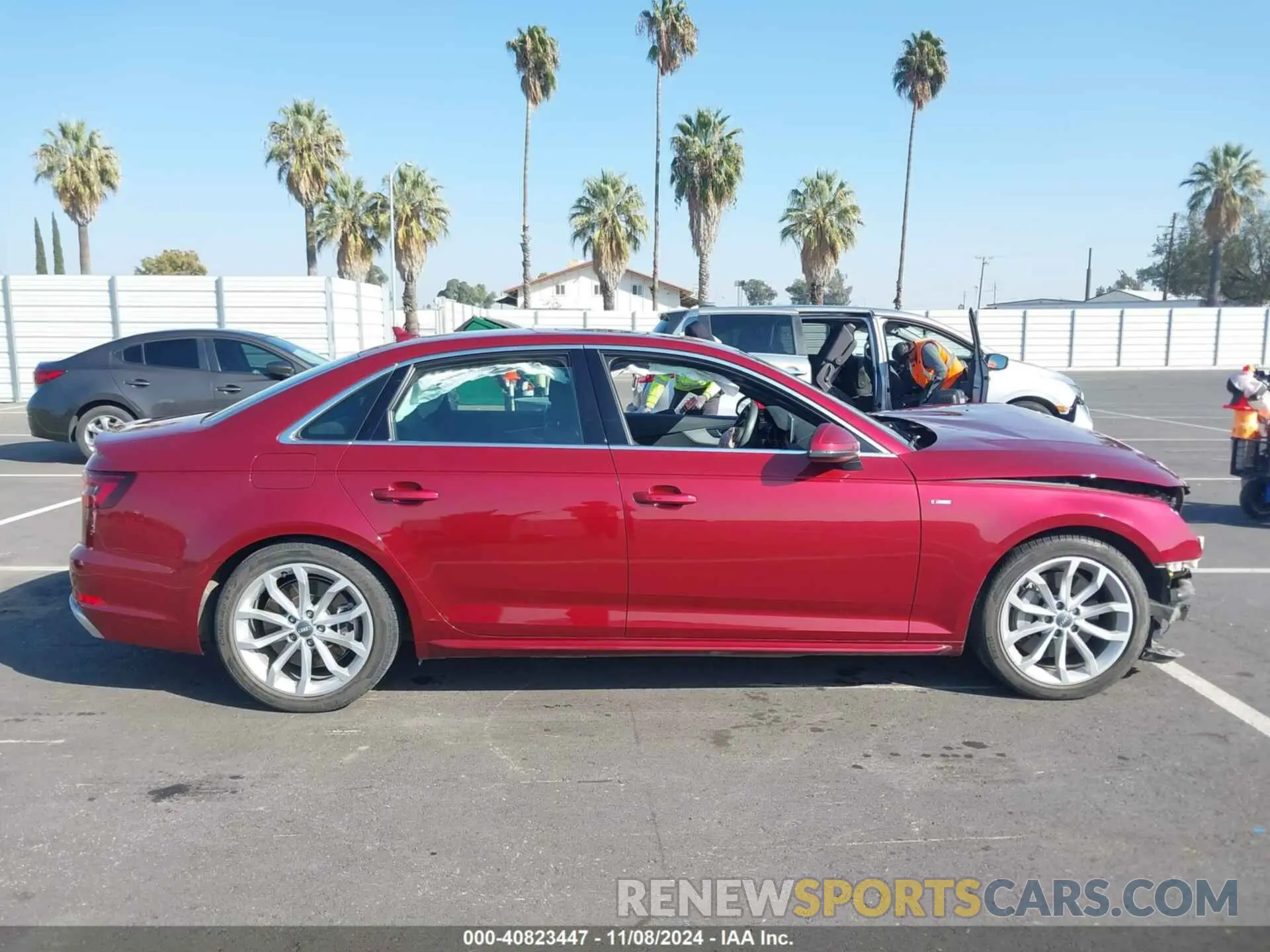 14 Photograph of a damaged car WAUENAF49KA050526 AUDI A4 2019