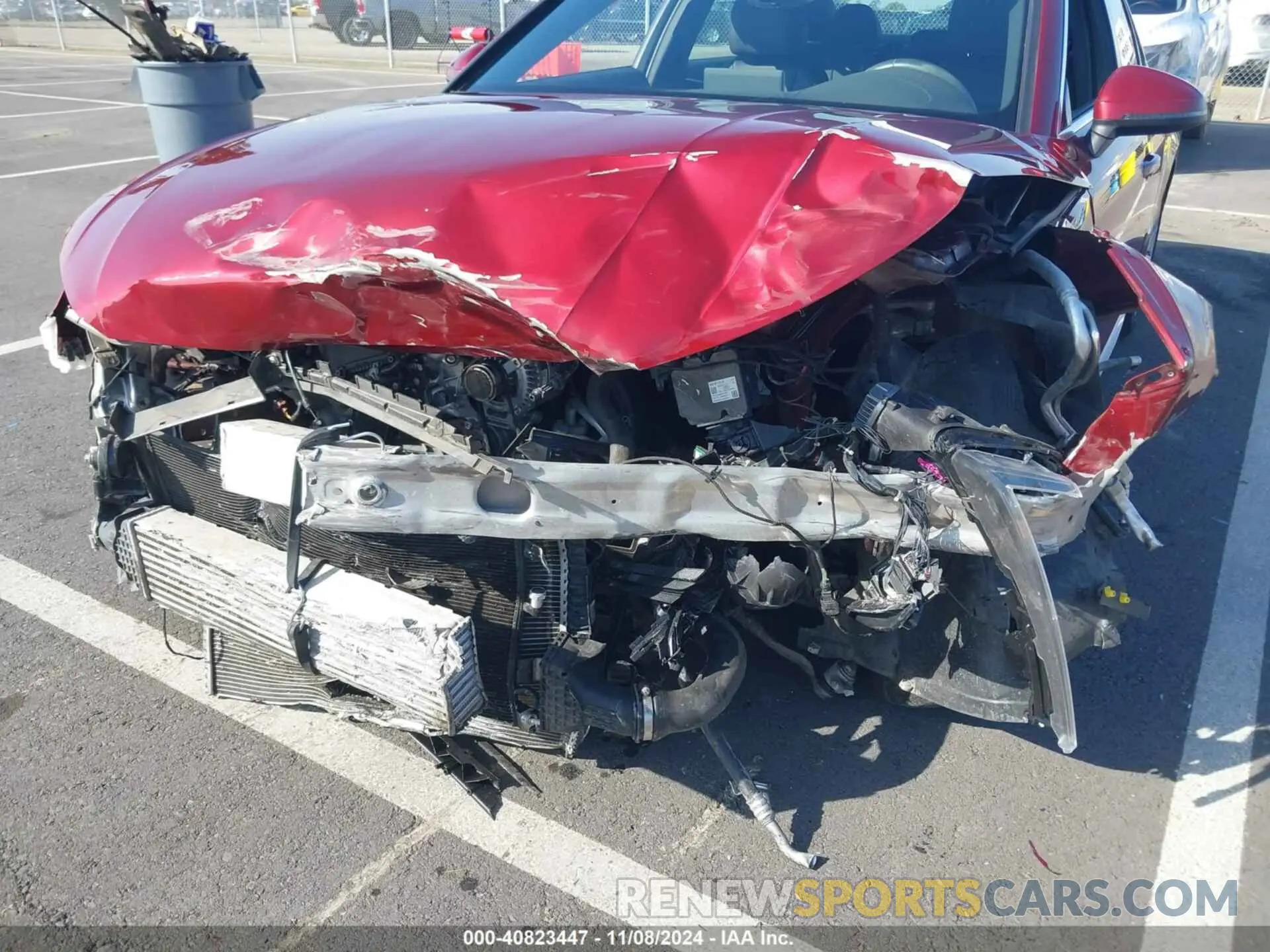 6 Photograph of a damaged car WAUENAF49KA050526 AUDI A4 2019