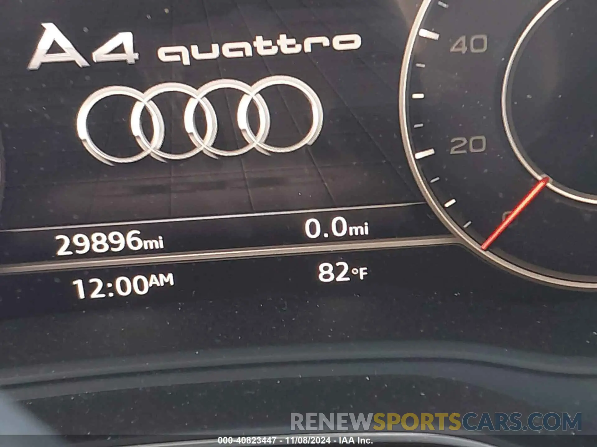 7 Photograph of a damaged car WAUENAF49KA050526 AUDI A4 2019