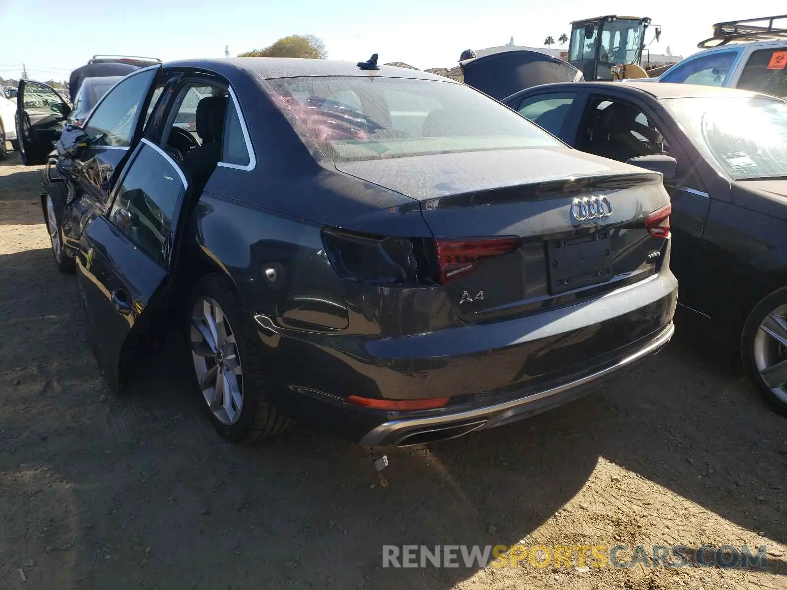 3 Photograph of a damaged car WAUENAF49KN015140 AUDI A4 2019