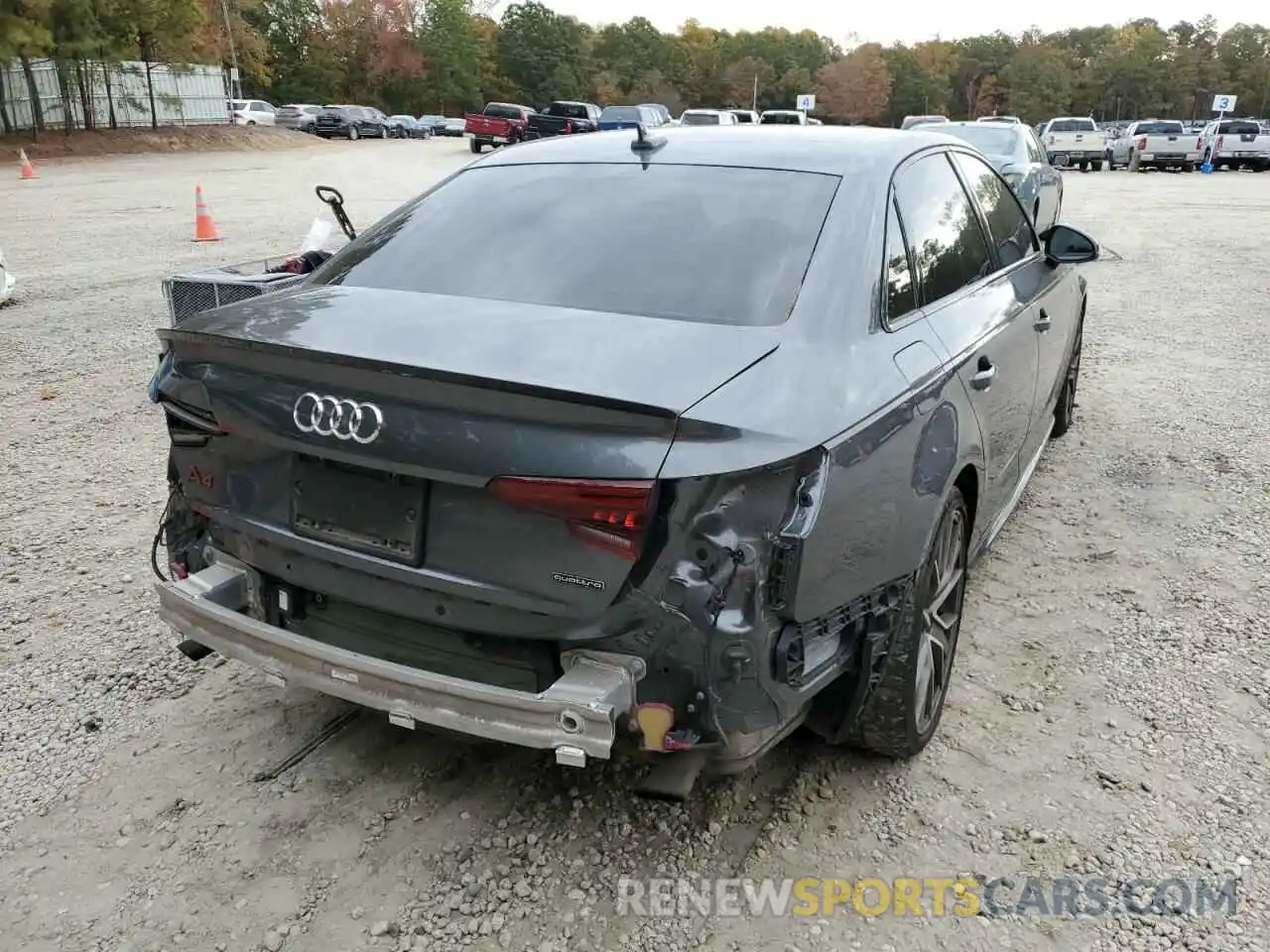 4 Photograph of a damaged car WAUENAF49KN017275 AUDI A4 2019