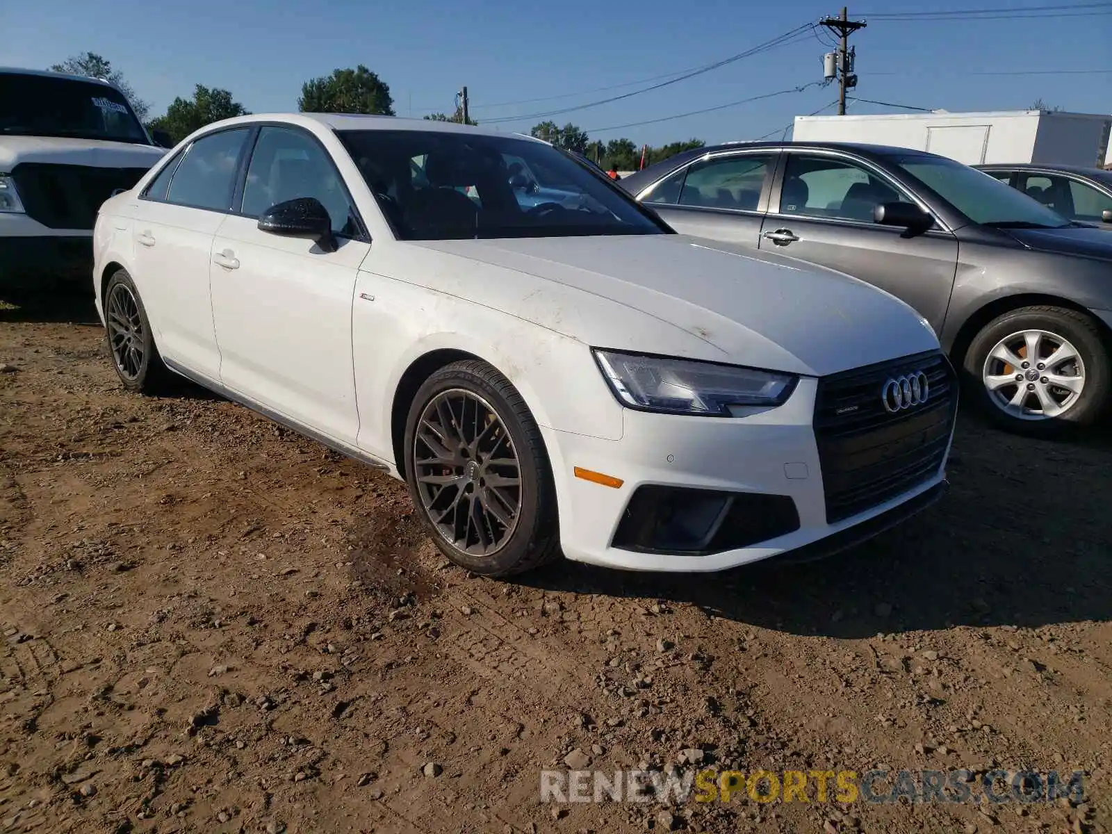 1 Photograph of a damaged car WAUENAF4XKA021052 AUDI A4 2019