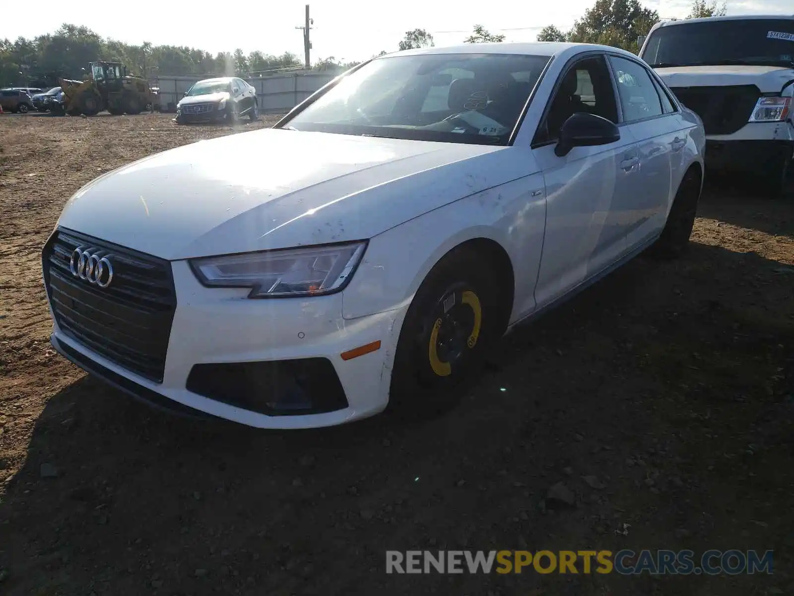 2 Photograph of a damaged car WAUENAF4XKA021052 AUDI A4 2019