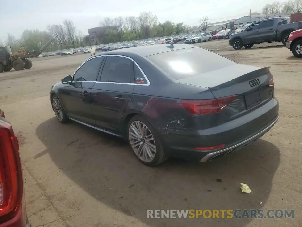 2 Photograph of a damaged car WAUENAF4XKA035436 AUDI A4 2019