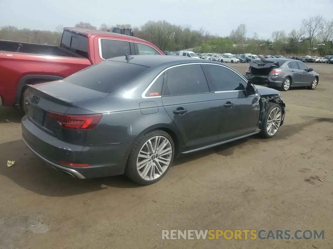 3 Photograph of a damaged car WAUENAF4XKA035436 AUDI A4 2019