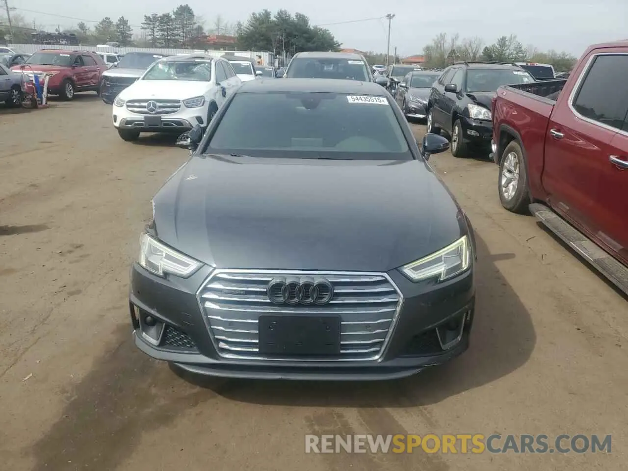 5 Photograph of a damaged car WAUENAF4XKA035436 AUDI A4 2019