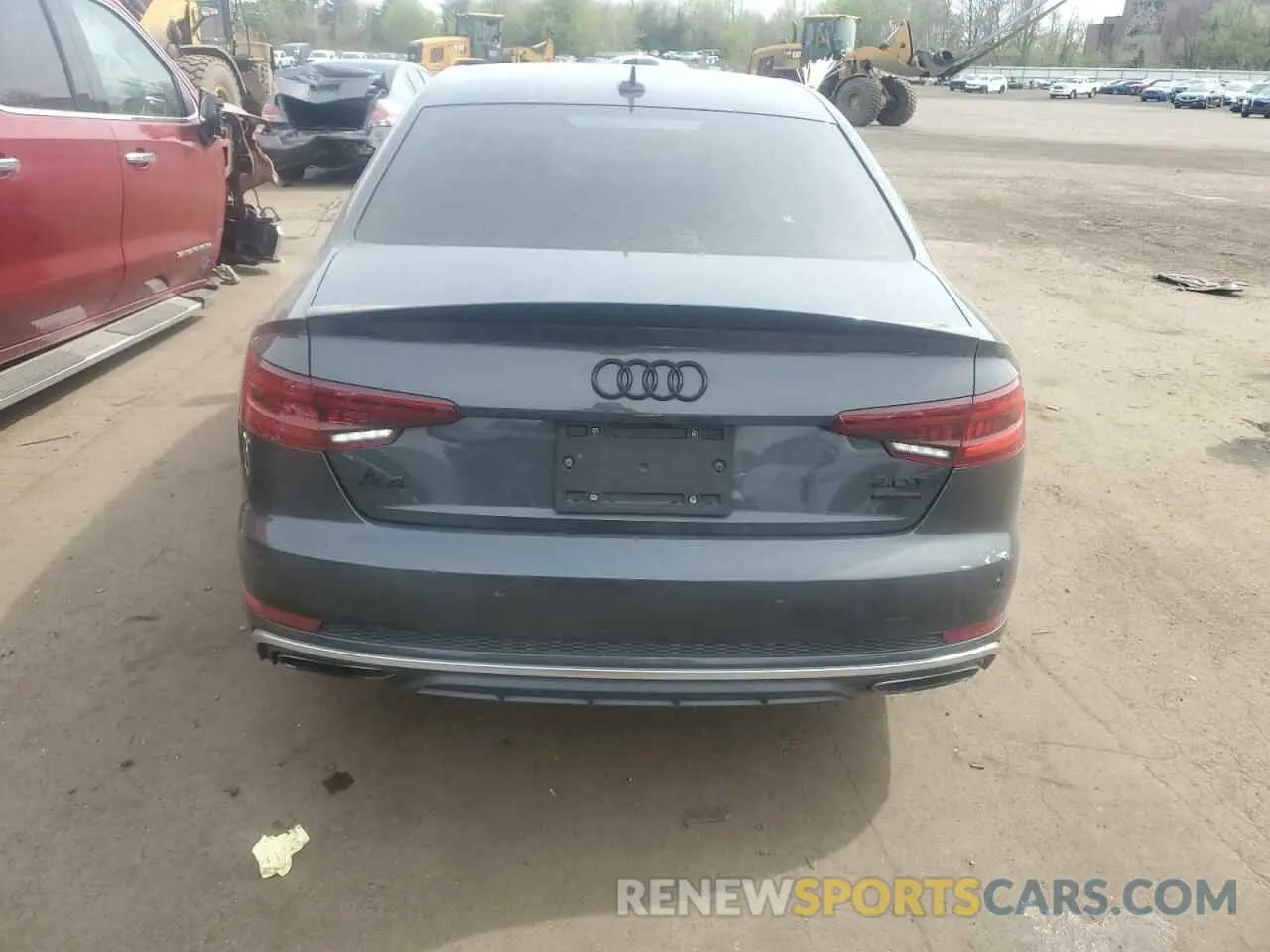 6 Photograph of a damaged car WAUENAF4XKA035436 AUDI A4 2019