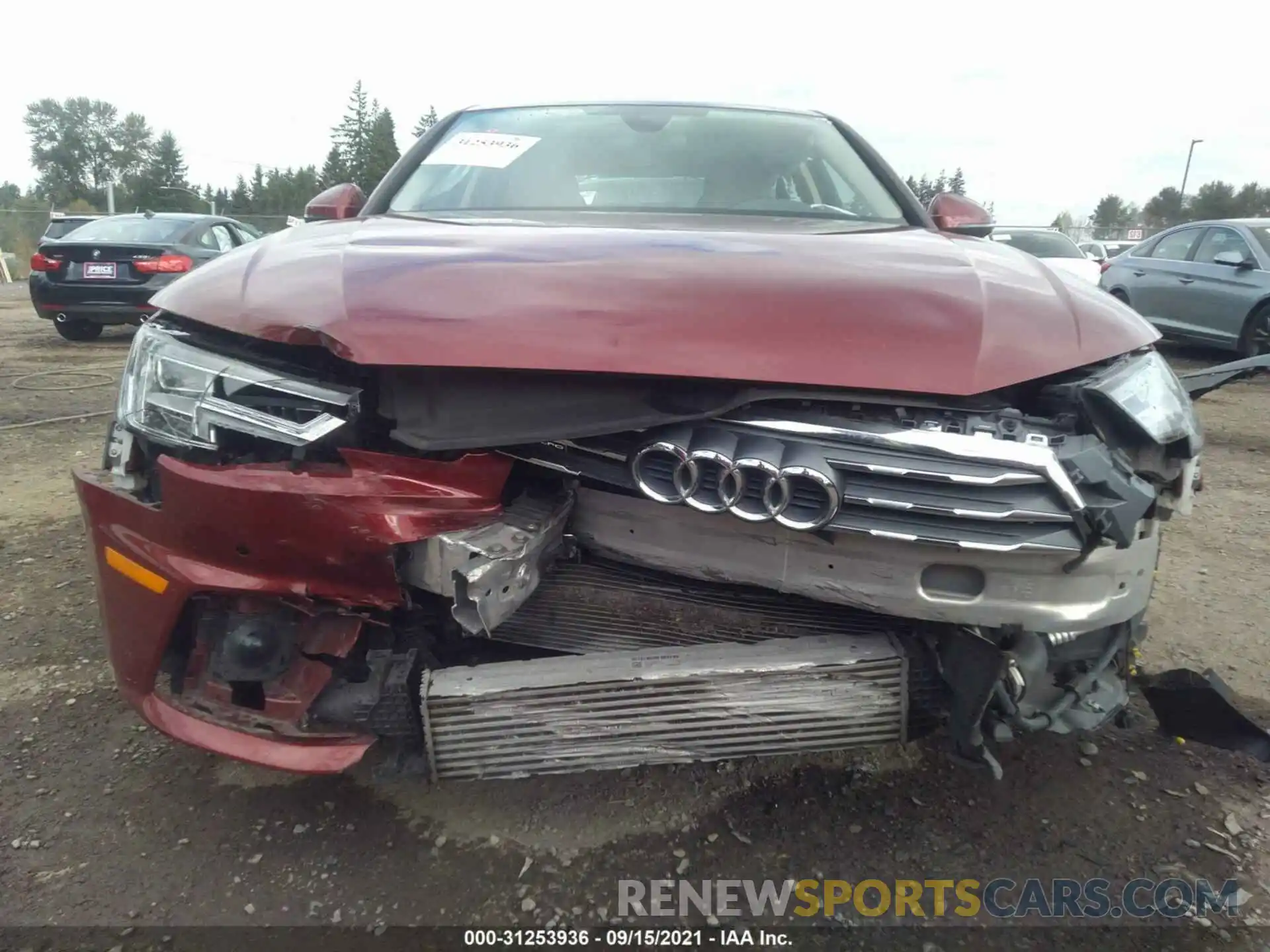 6 Photograph of a damaged car WAUENAF4XKA062779 AUDI A4 2019