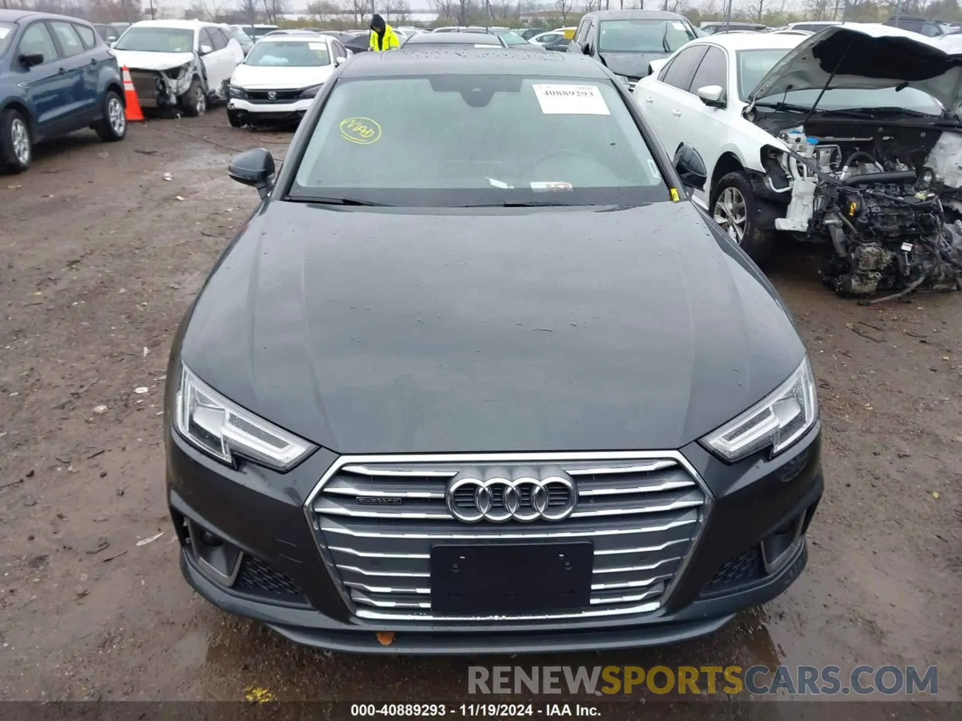 12 Photograph of a damaged car WAUENAF4XKN002588 AUDI A4 2019