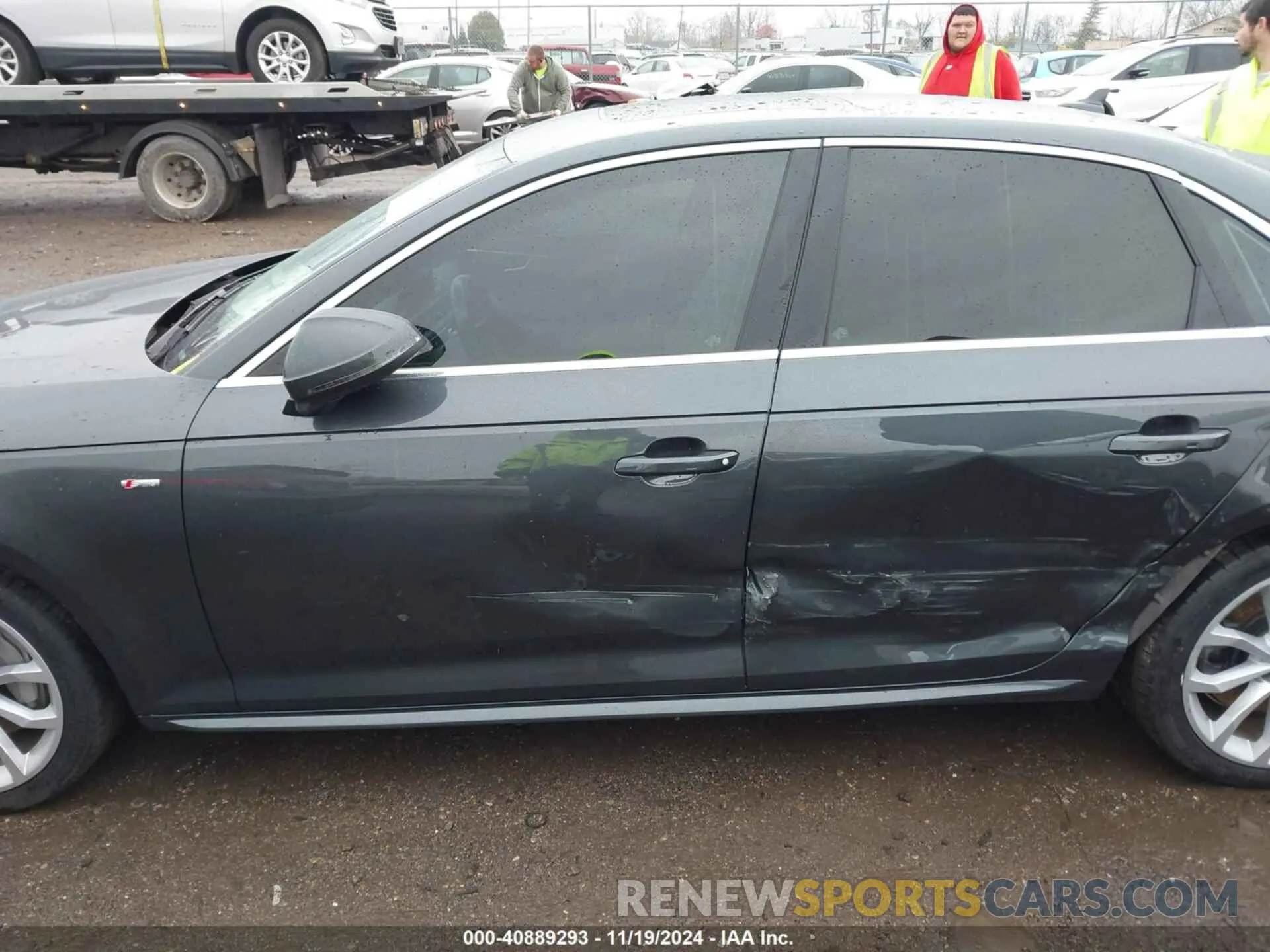 14 Photograph of a damaged car WAUENAF4XKN002588 AUDI A4 2019