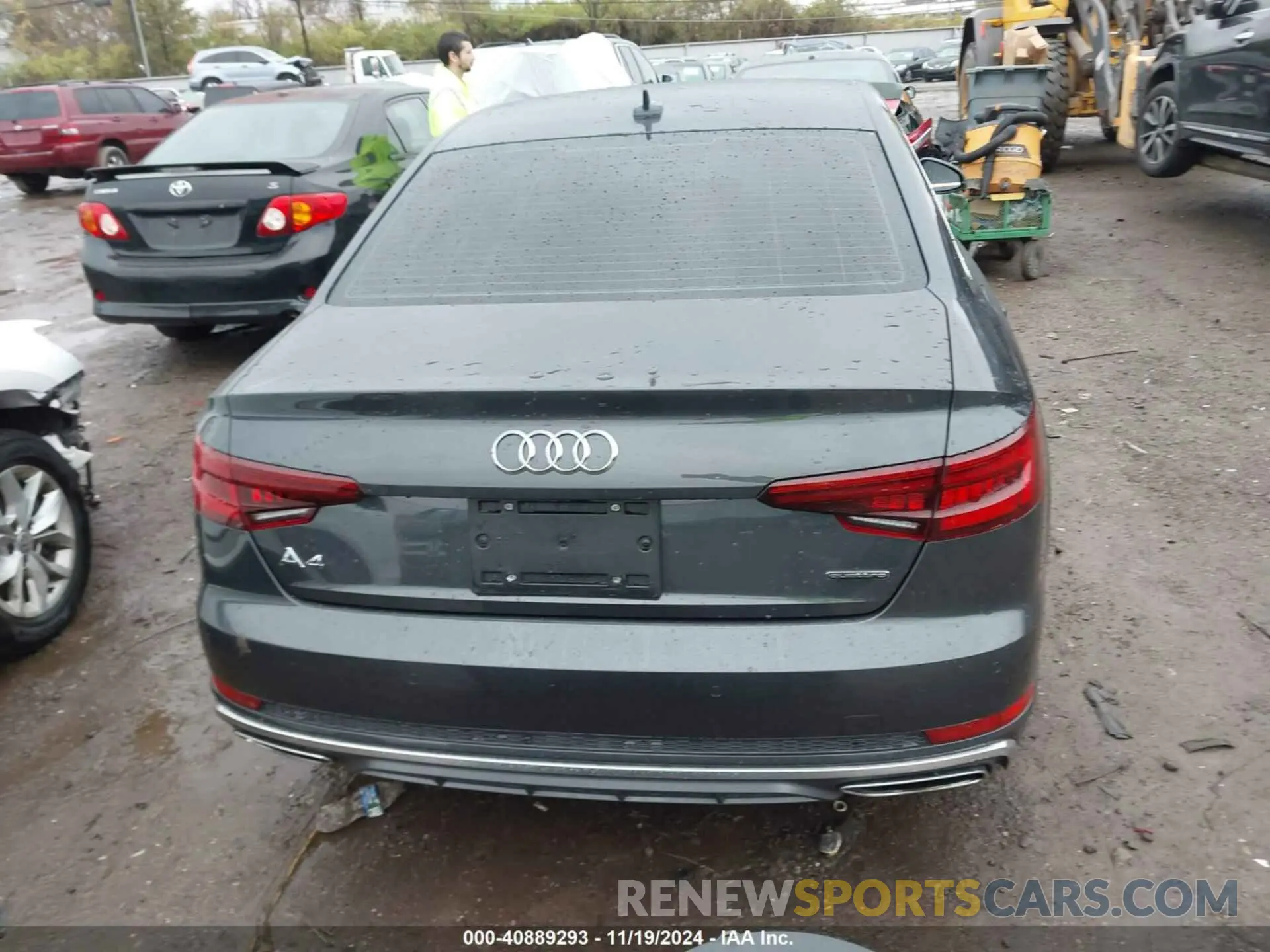 16 Photograph of a damaged car WAUENAF4XKN002588 AUDI A4 2019