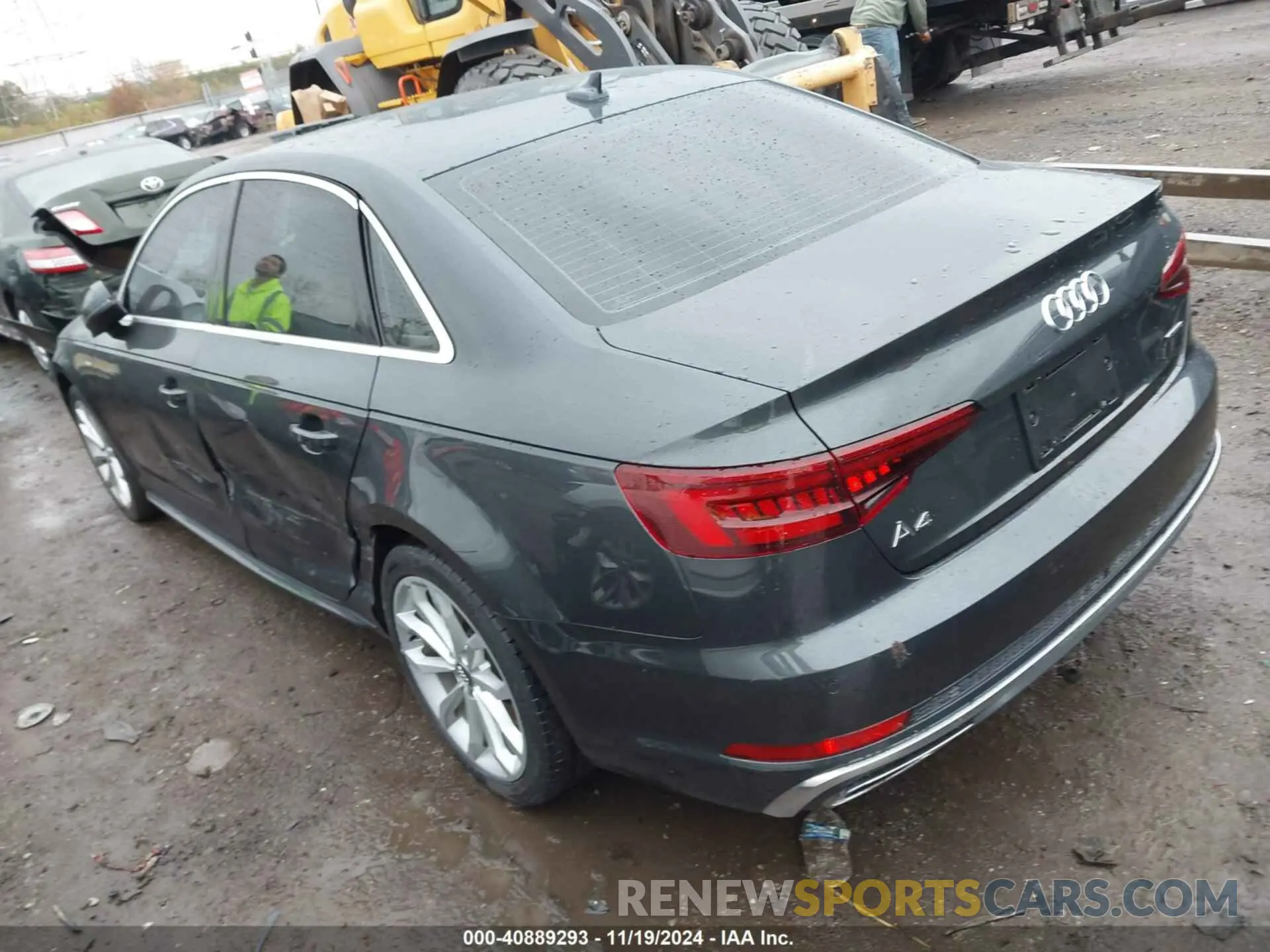 3 Photograph of a damaged car WAUENAF4XKN002588 AUDI A4 2019