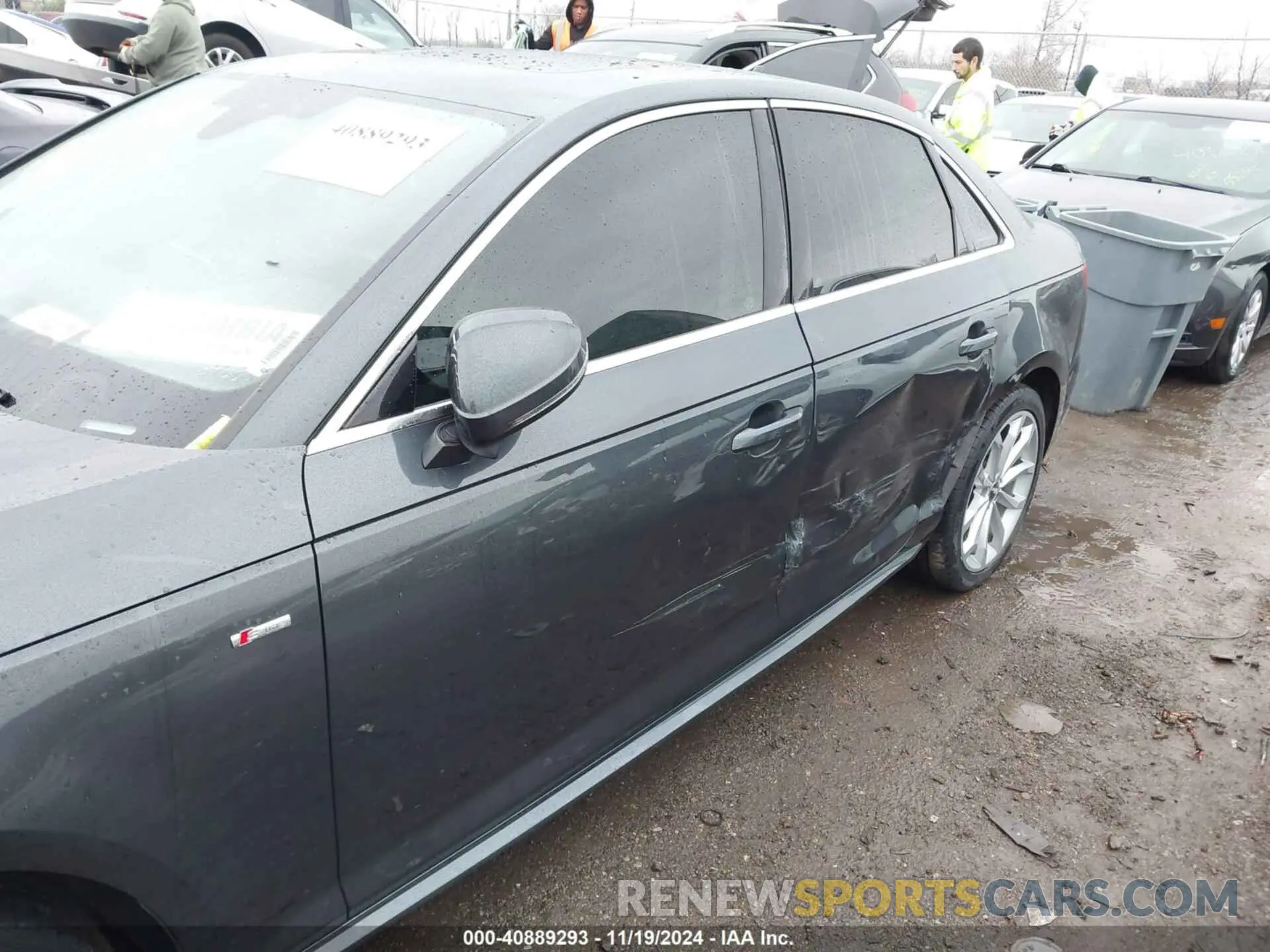 6 Photograph of a damaged car WAUENAF4XKN002588 AUDI A4 2019