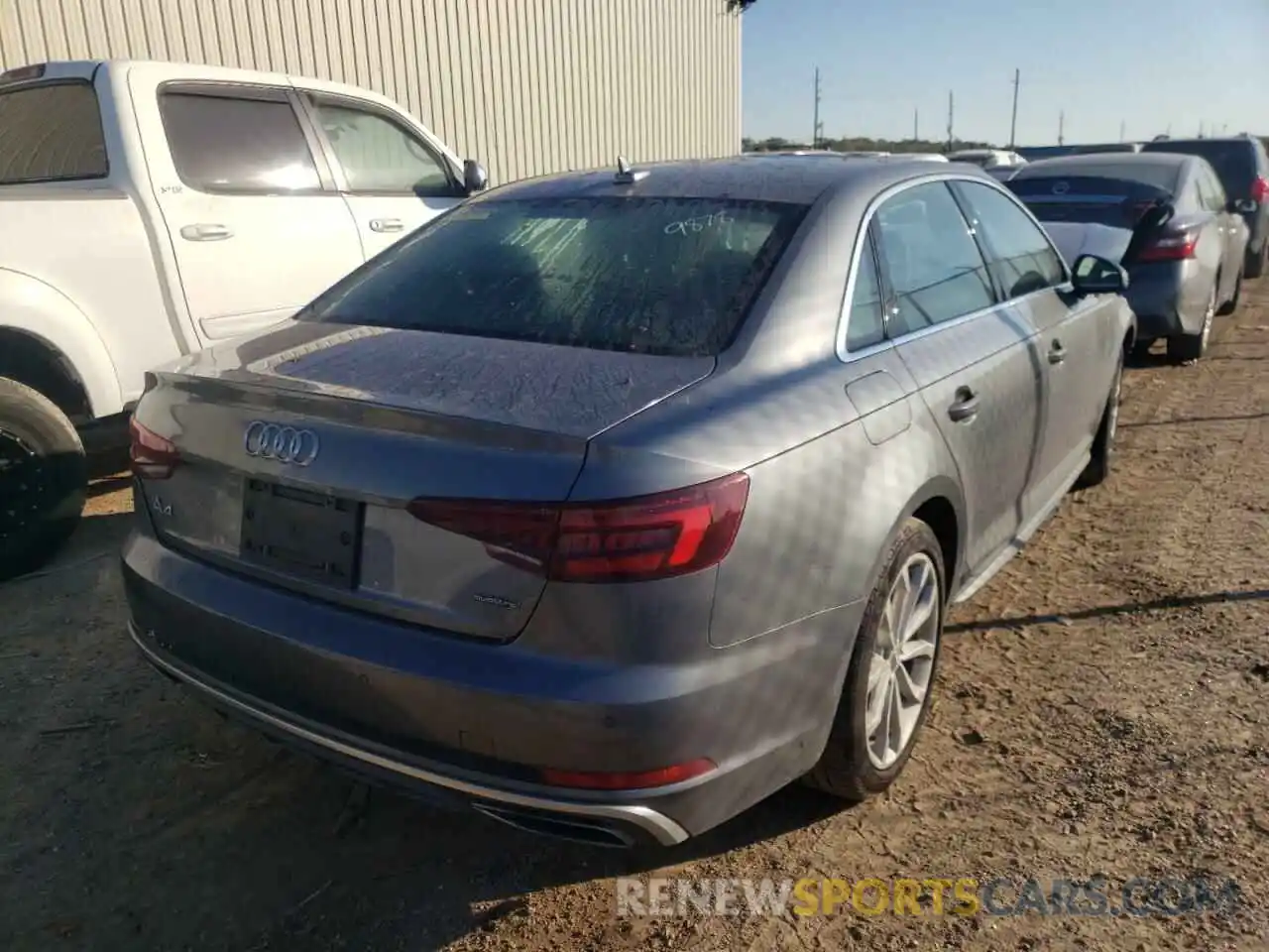 4 Photograph of a damaged car WAUENAF4XKN009878 AUDI A4 2019