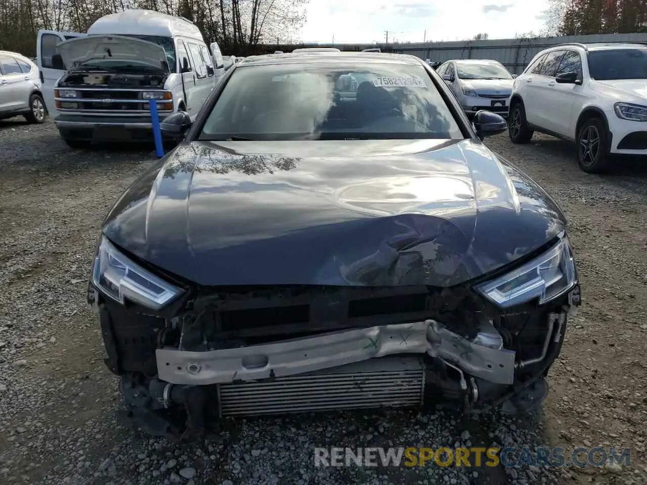 5 Photograph of a damaged car WAUENAF4XKN009914 AUDI A4 2019