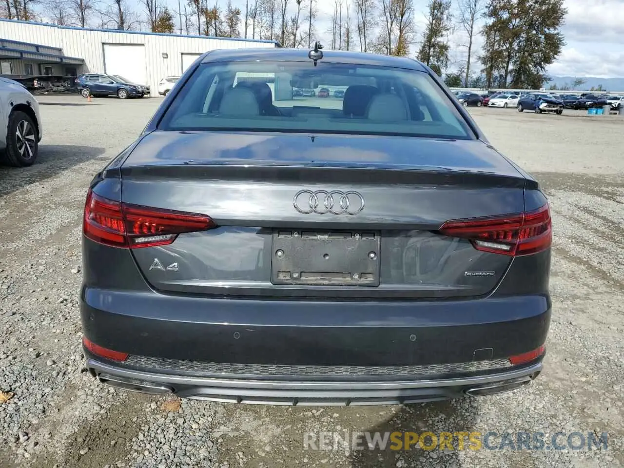 6 Photograph of a damaged car WAUENAF4XKN009914 AUDI A4 2019