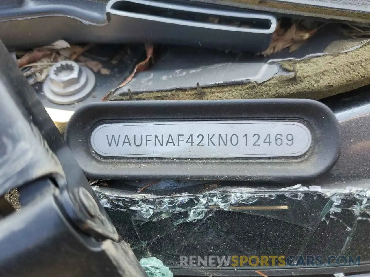 12 Photograph of a damaged car WAUFNAF42KN012469 AUDI A4 2019