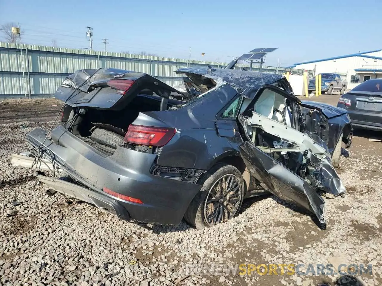 3 Photograph of a damaged car WAUFNAF42KN012469 AUDI A4 2019