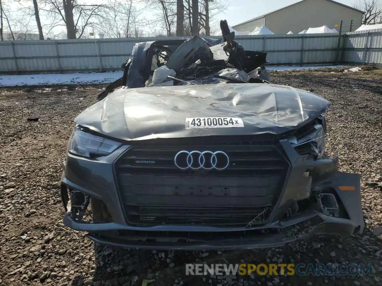 5 Photograph of a damaged car WAUFNAF42KN012469 AUDI A4 2019