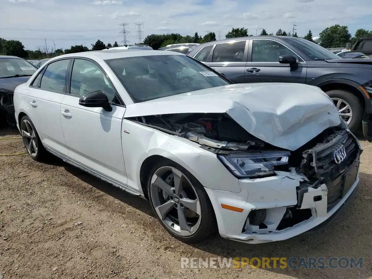 4 Photograph of a damaged car WAUFNAF43KA002217 AUDI A4 2019