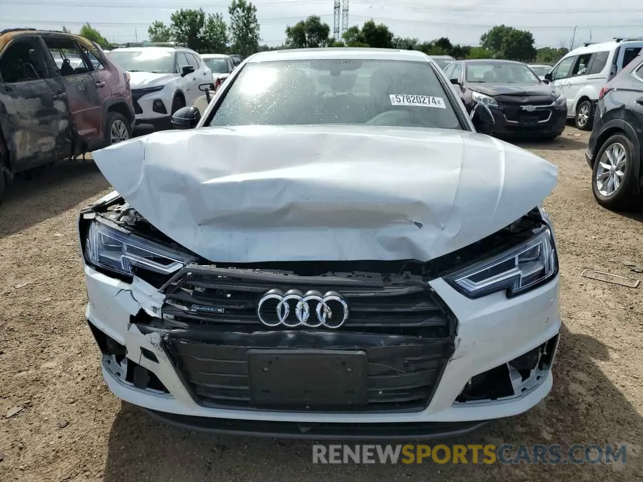 5 Photograph of a damaged car WAUFNAF43KA002217 AUDI A4 2019