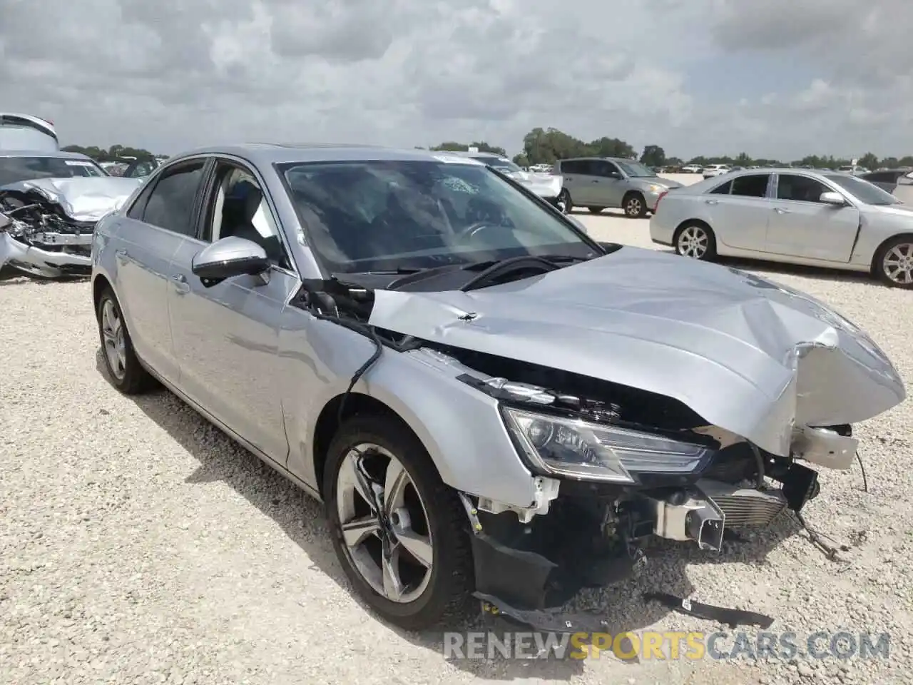 1 Photograph of a damaged car WAUGMAF40KA021010 AUDI A4 2019