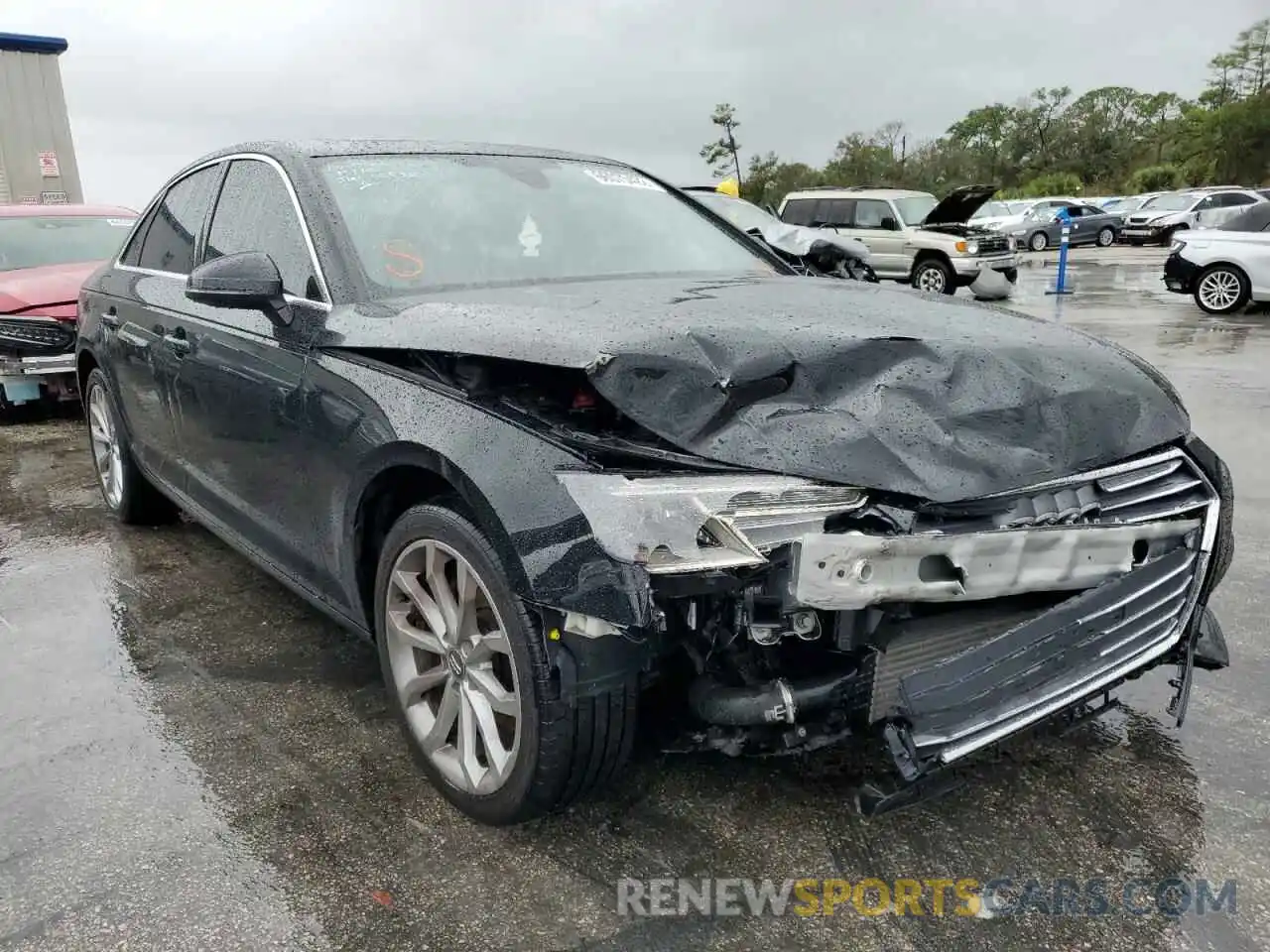 1 Photograph of a damaged car WAUGMAF40KA028488 AUDI A4 2019