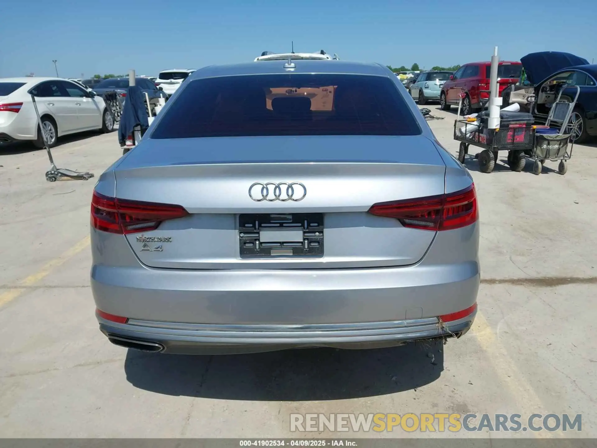 16 Photograph of a damaged car WAUGMAF40KN002742 AUDI A4 2019