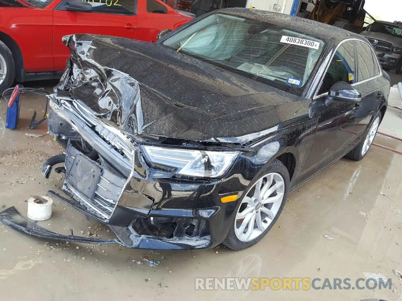 2 Photograph of a damaged car WAUGMAF40KN004765 AUDI A4 2019